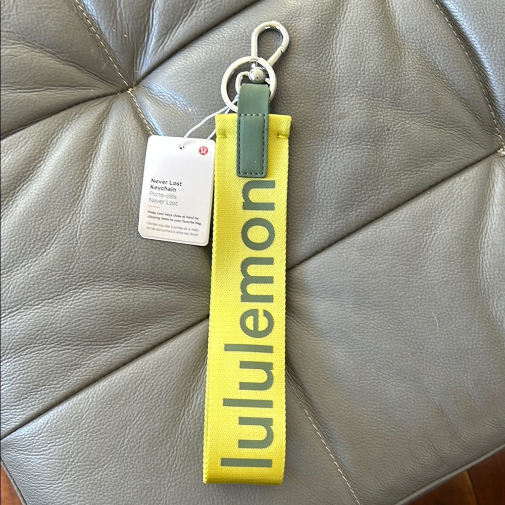 Lululemon Never Lost Keychain